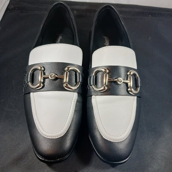 Jeffrey Campbell Velviteen Bit Leather Flat Loafer Shoes size 6.5 - Picture 3 of 12